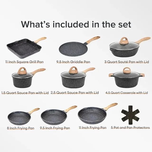 JEETEE Pots and Pans Set