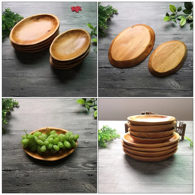 Oval Wooden Tray