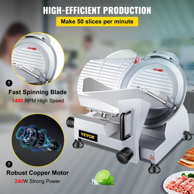 10 Inch Blade Electric Meat Slicer