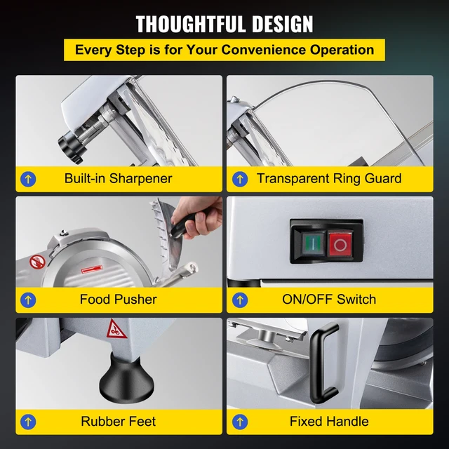 10 Inch Blade Electric Meat Slicer