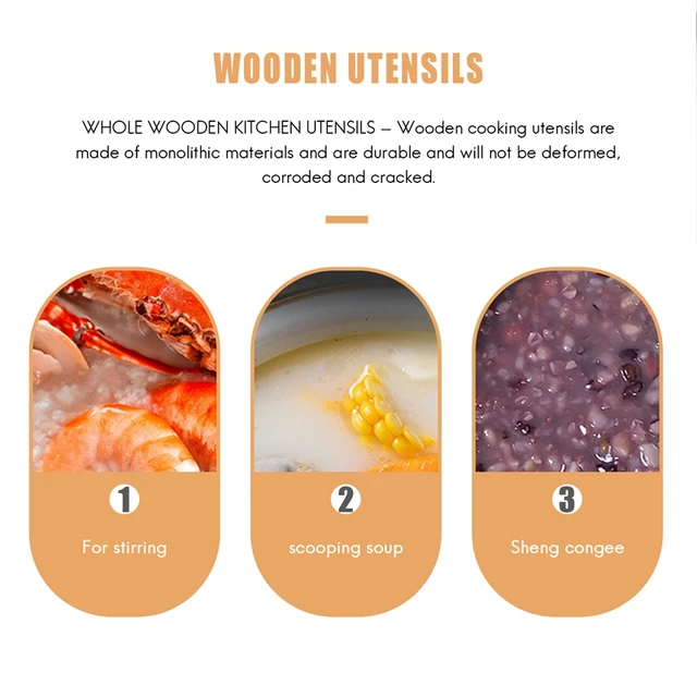 Wooden Kitchen Cooking Utensil