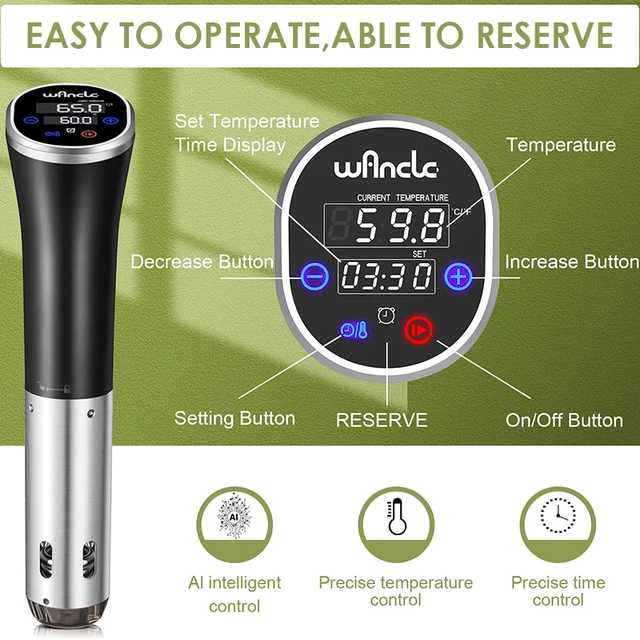 Wancle Vacuum Sous Vide Cooker