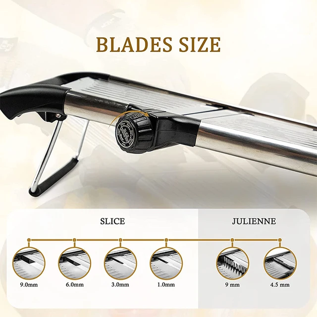 LMETJMA Adjustable Mandoline Slicer
