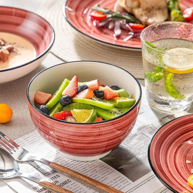Dinnerware Set, 24 Pieces