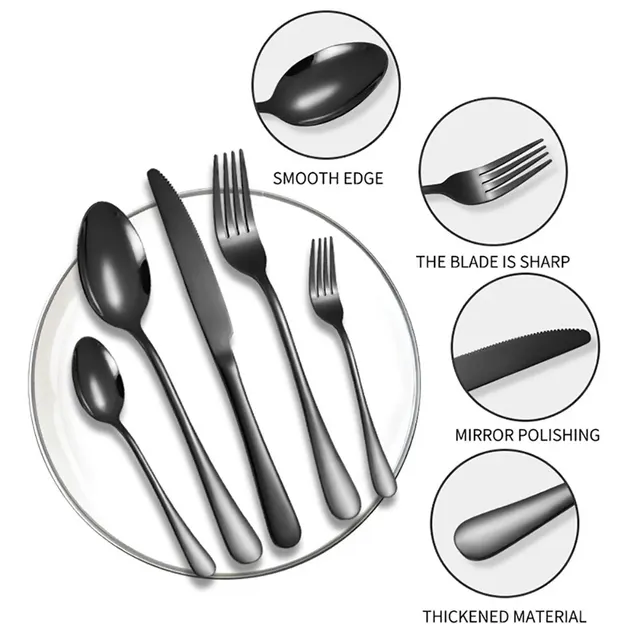 20Pcs Stainless Steel Flatware Set
