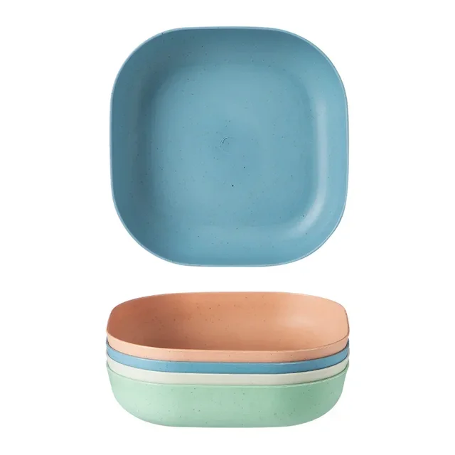 4pcs Unbreakable Dinner Plates