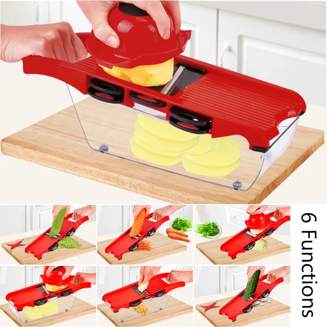 HILIFE 6 Blades Mandoline Slicer
