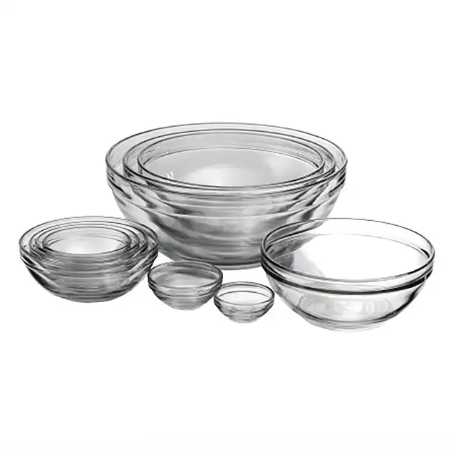 Glass Mixing Bowls Set