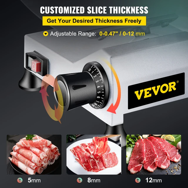 10 Inch Blade Electric Meat Slicer