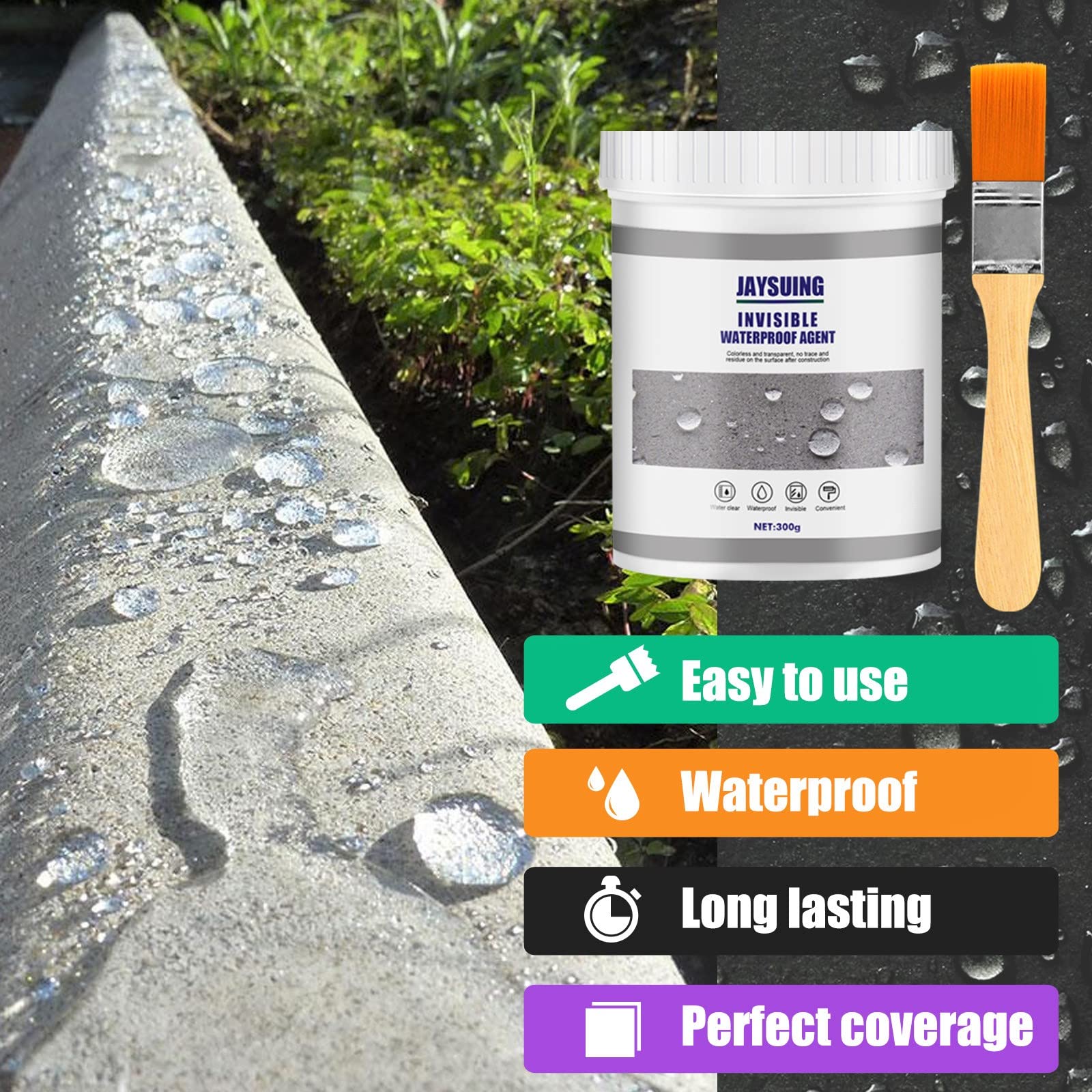 Venta caliente 50% de descuento: agente antifugas resistente al agua, invisible, superfuerte