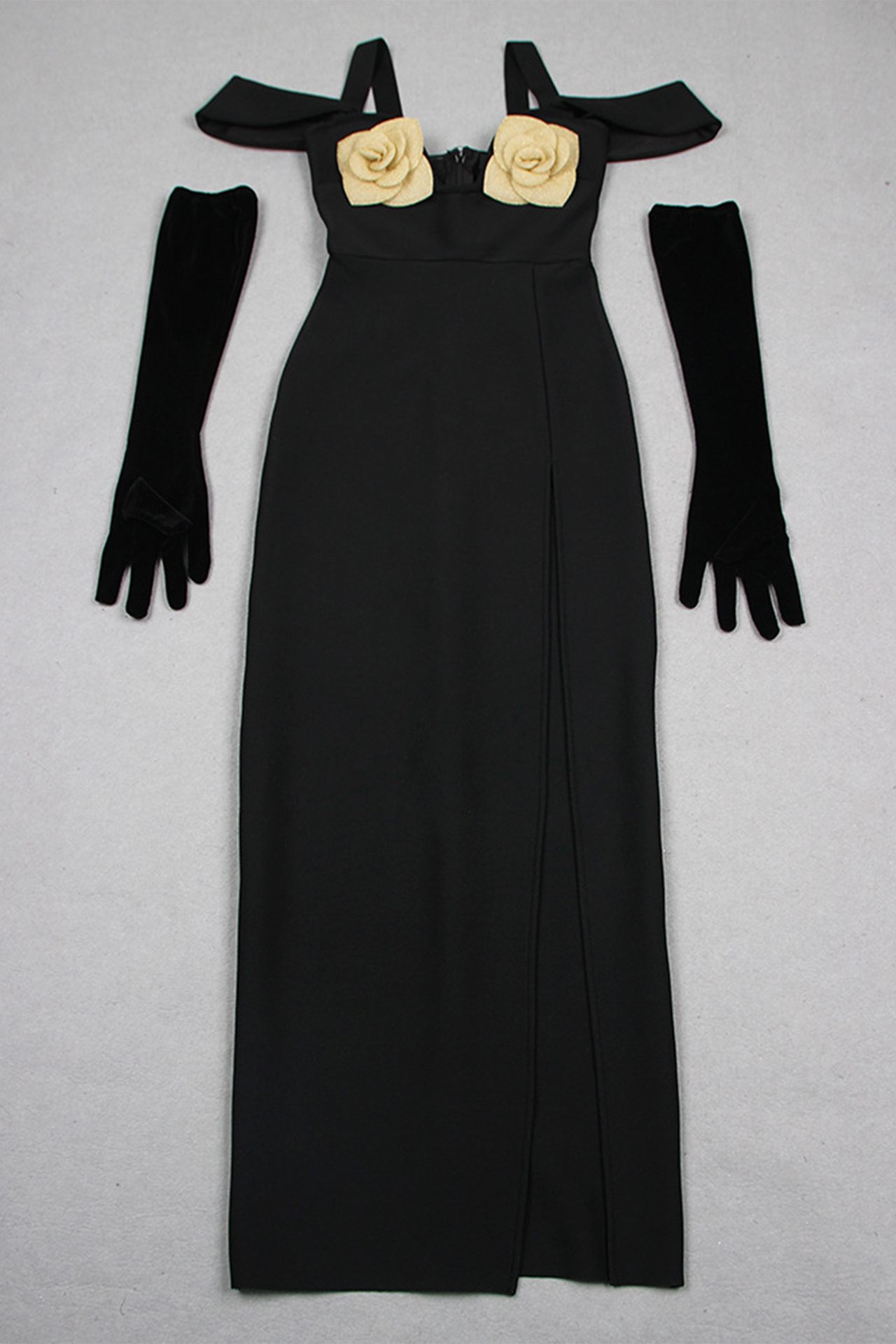 Fiona Maxi Dress In Black