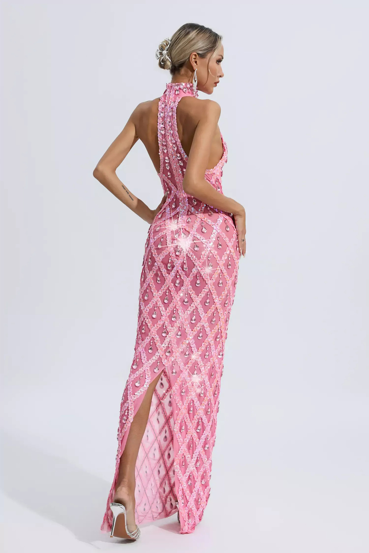 Paulina Diamond Maxi Dress