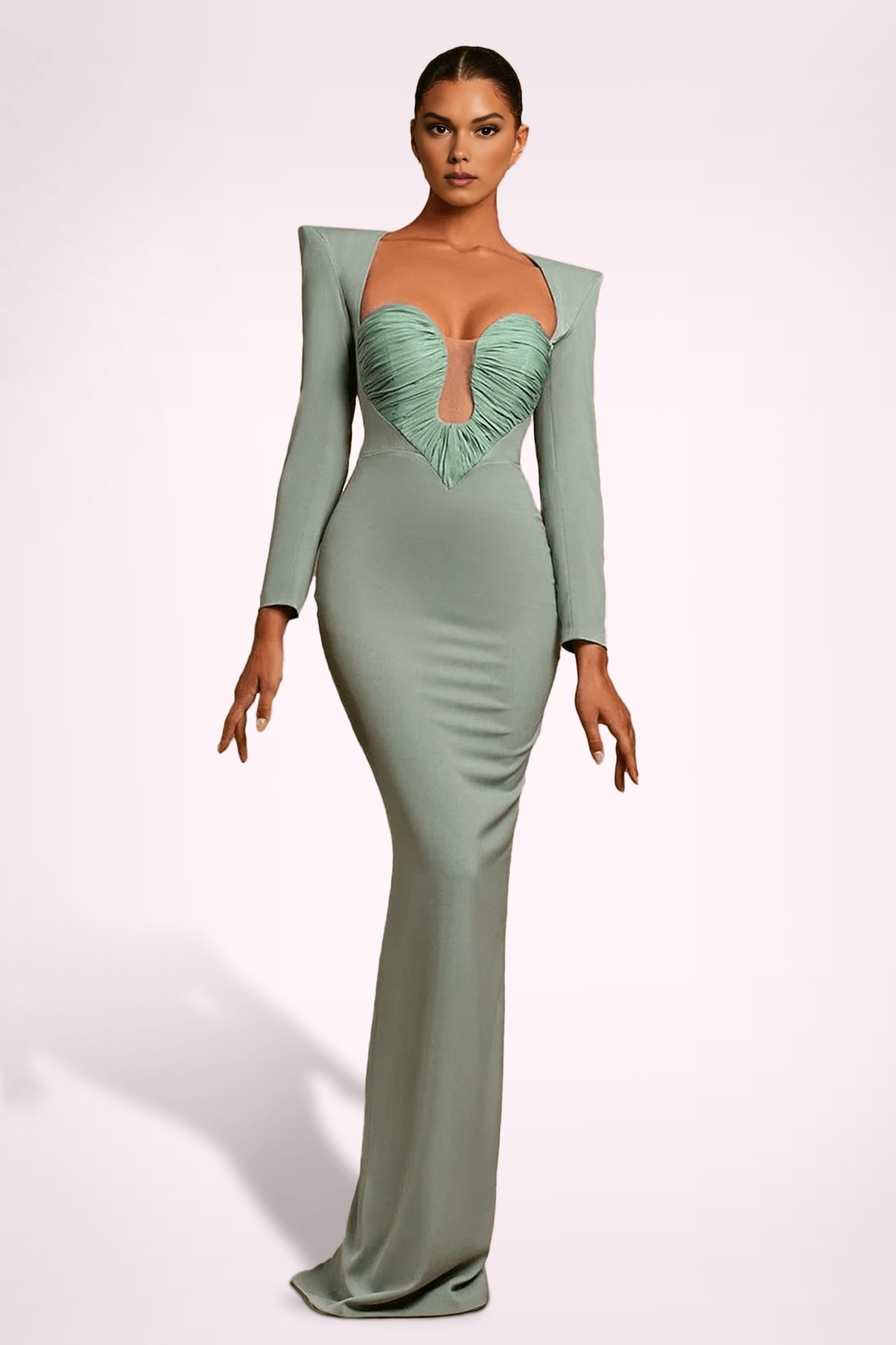 Emily  Long Sleeved Maxi Dress