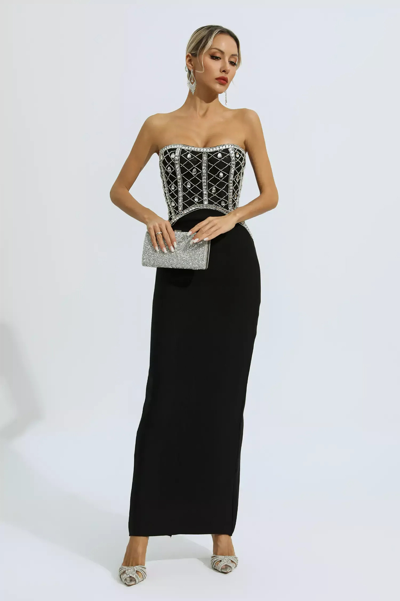 Inez Maxi Dress In Black