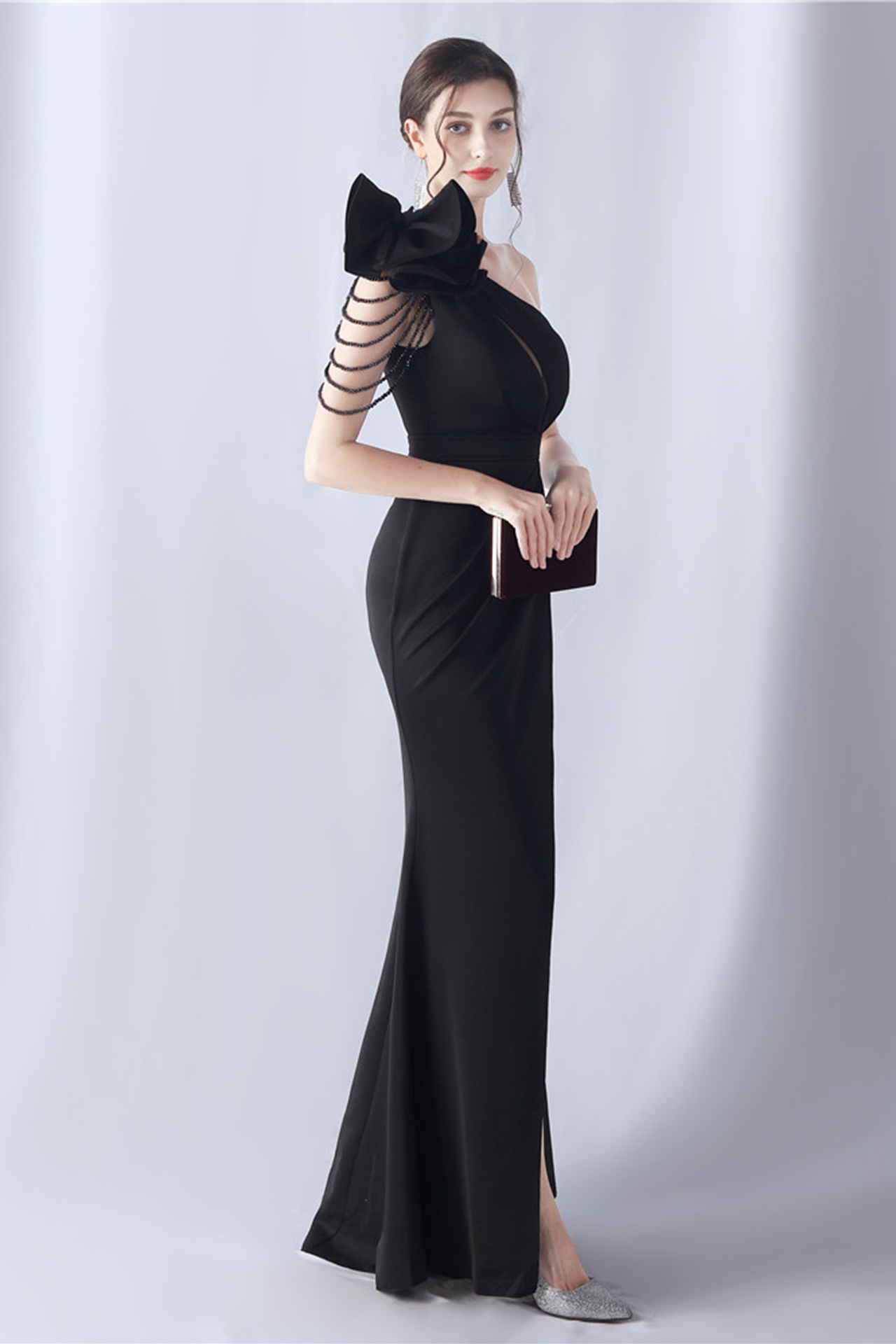 Delaney One Shoulder Maxi Dress