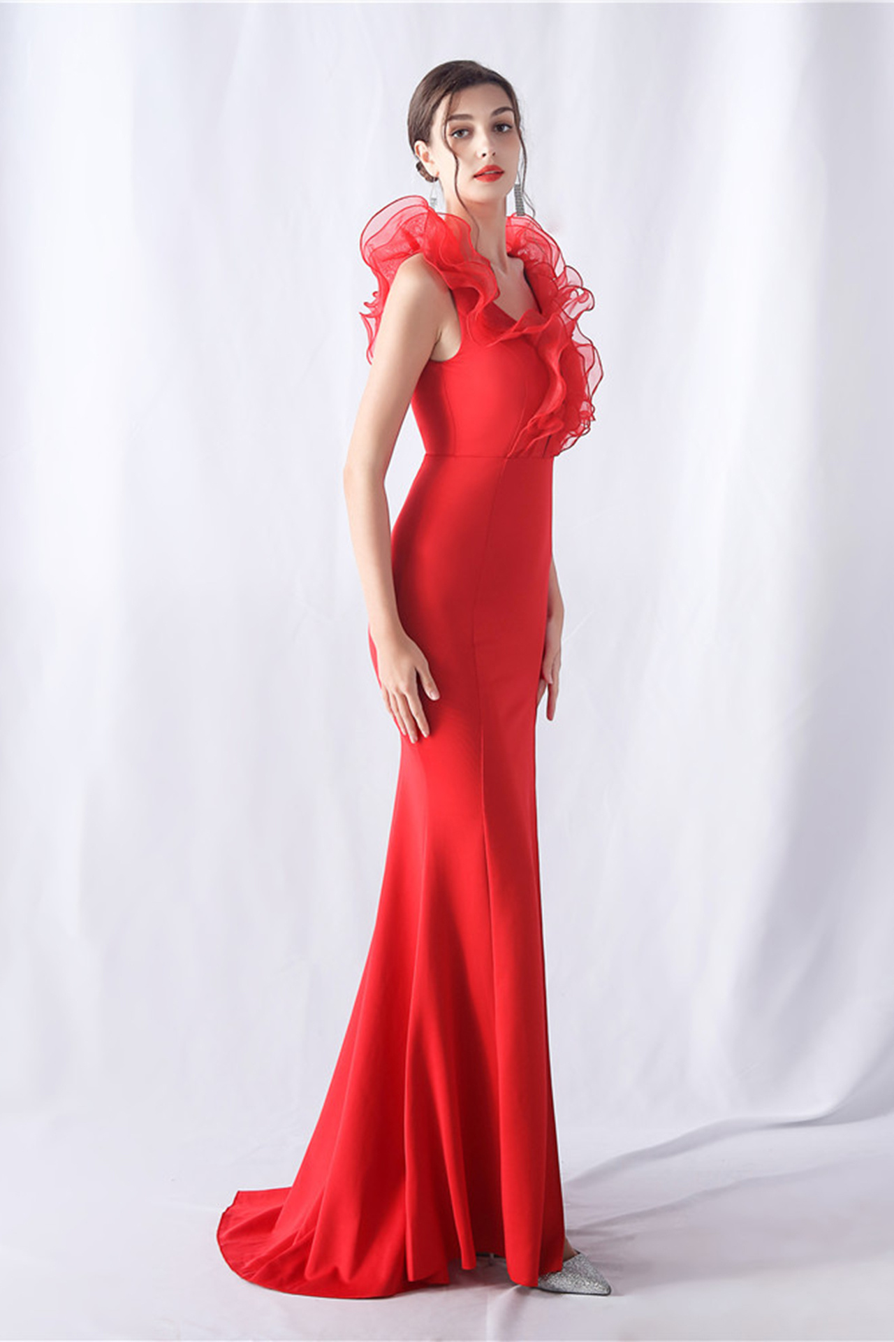 Emily Deep V  Maxi Dress