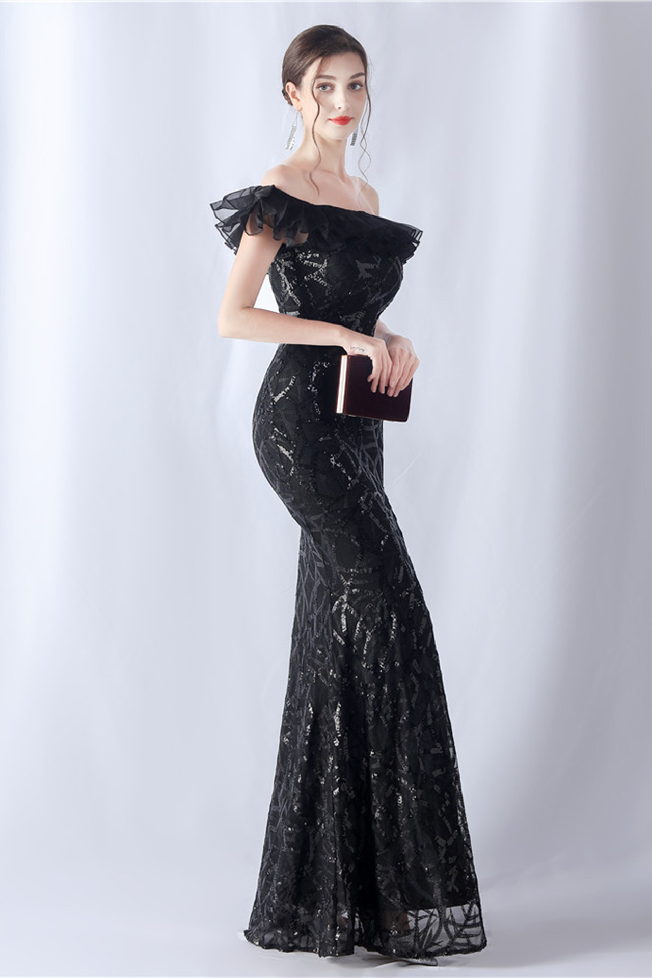 Felicity Sequined Maxi Dress