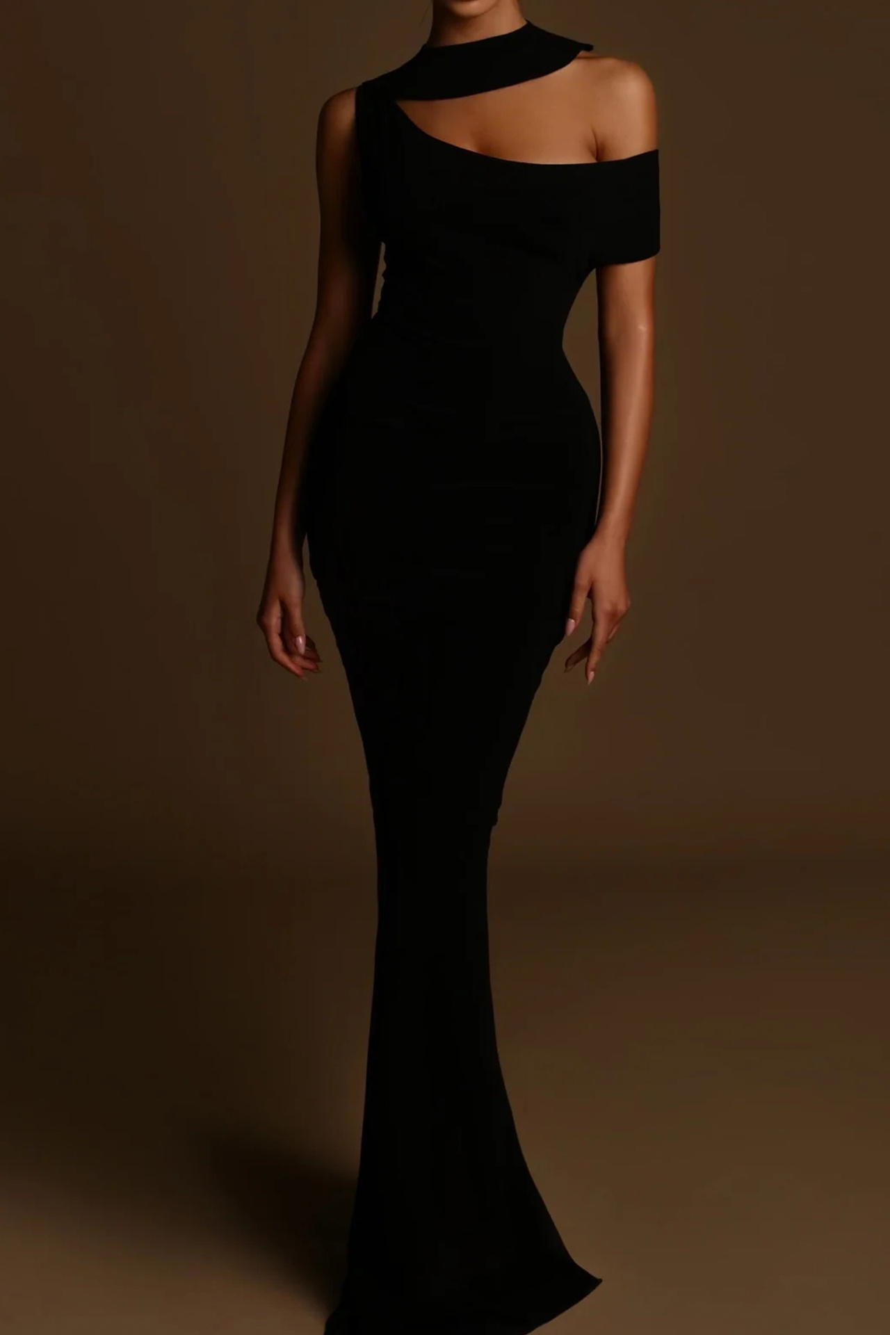 Carmen One Shoulder Maxi Dress