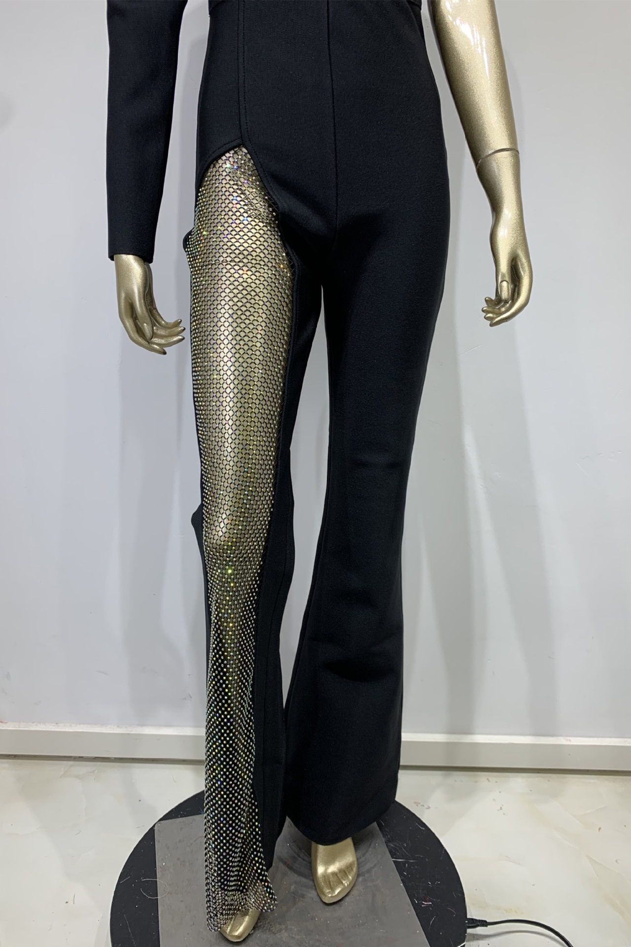 Fleur One Shoulder Jumpsuits In Black