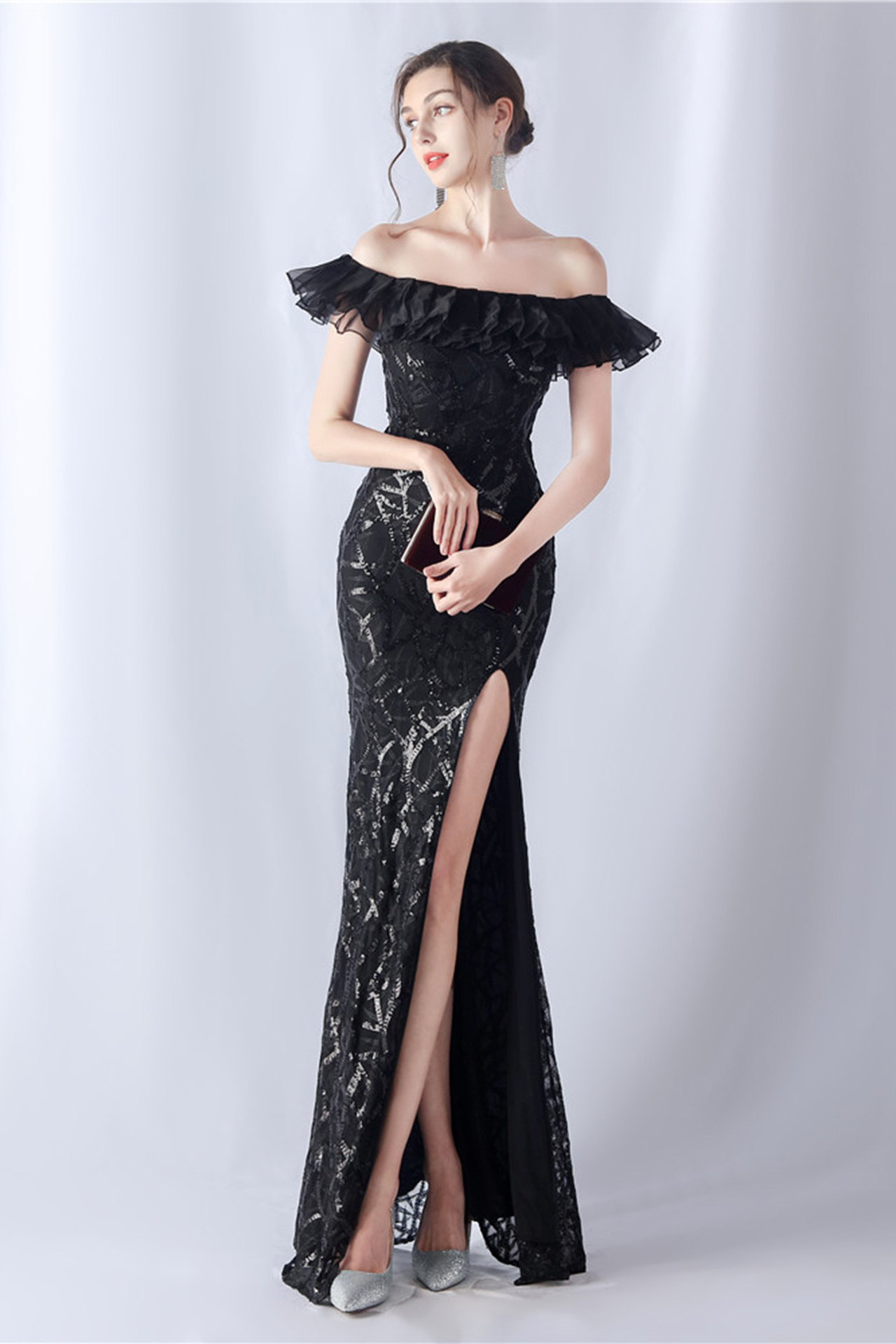 Felicity Sequined Maxi Dress