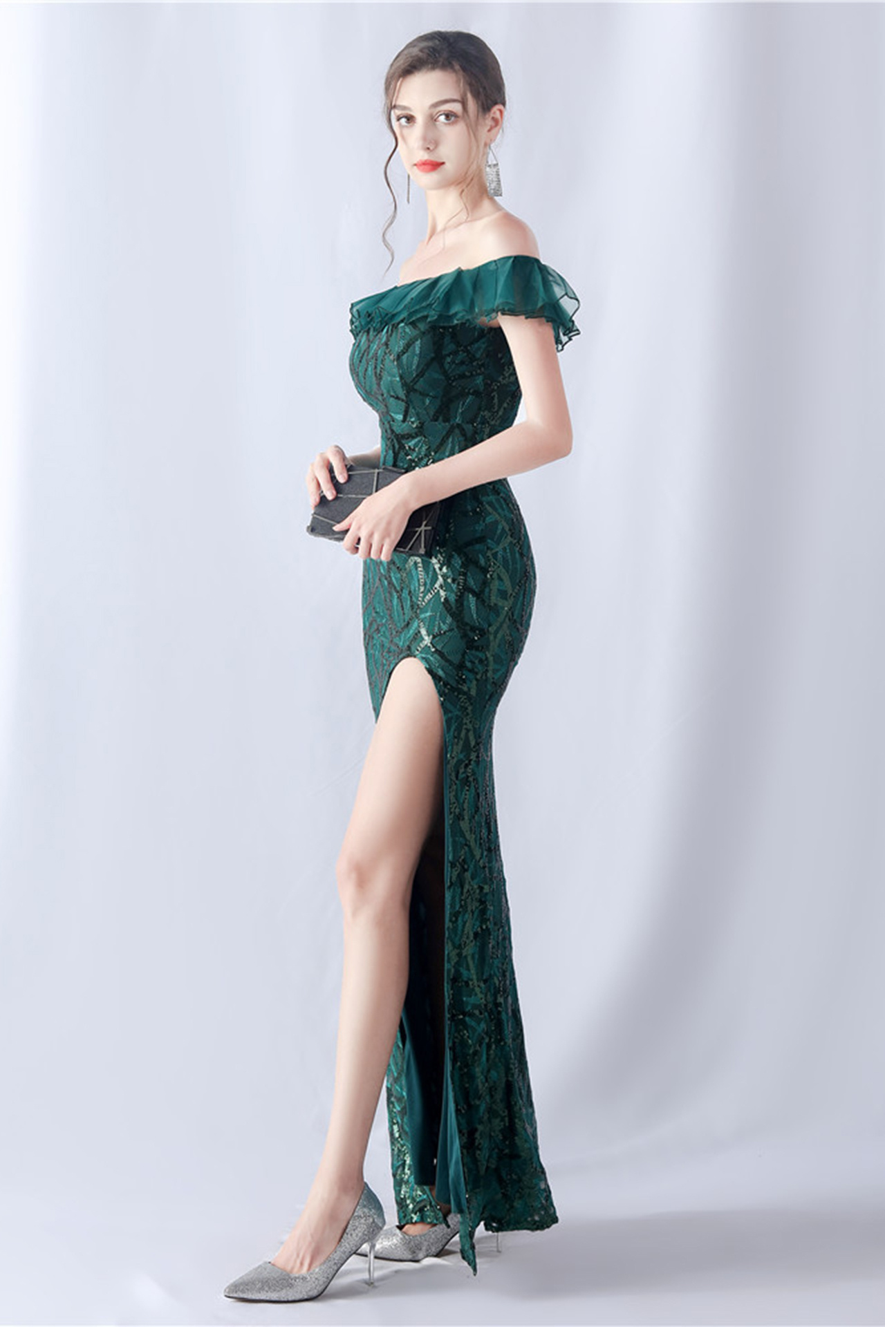 Felicity Sequined Maxi Dress