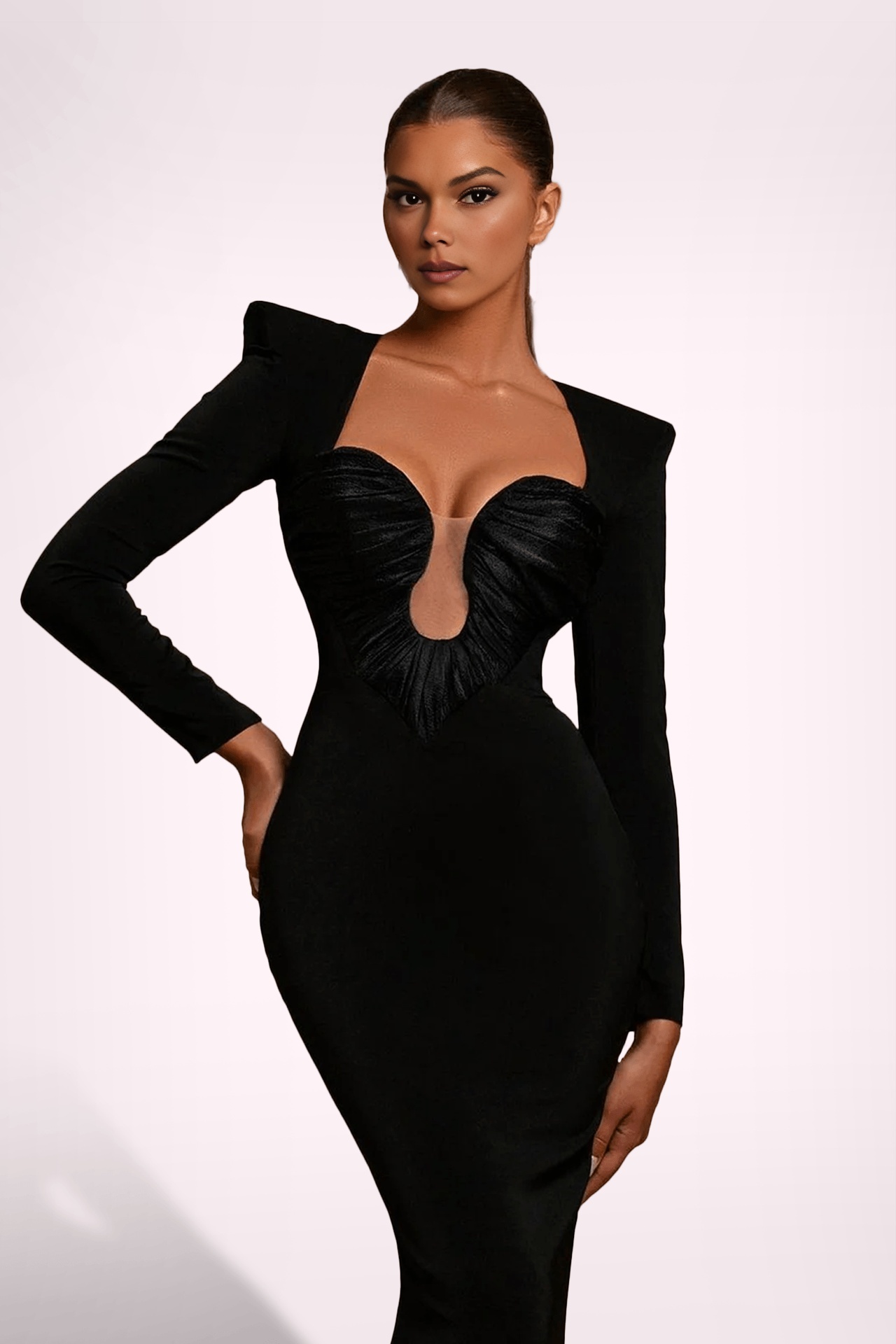 Emily  Long Sleeved Maxi Dress