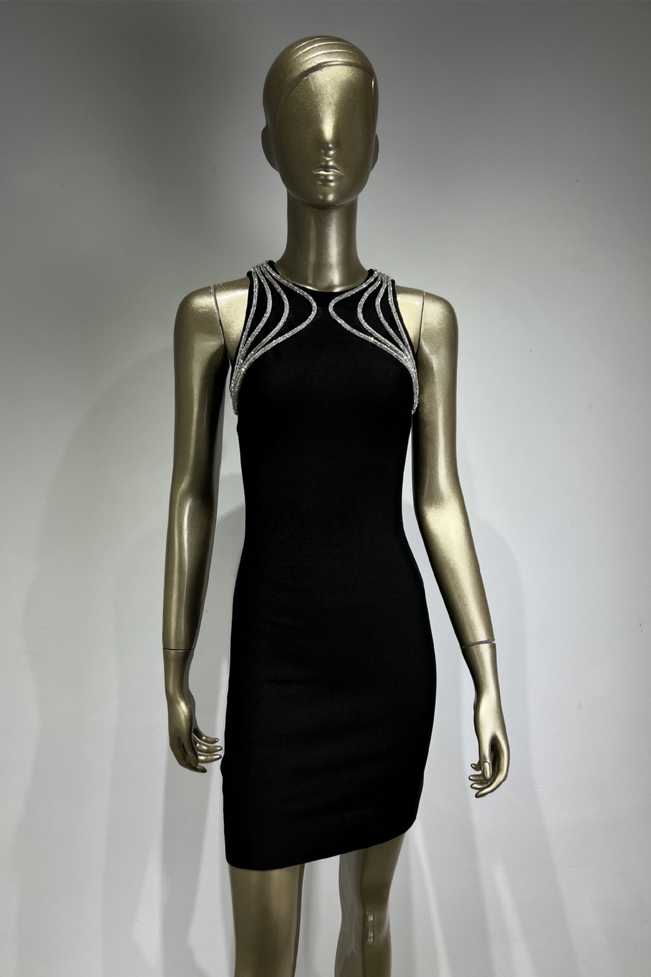 Flora Bodycon Dress In Black
