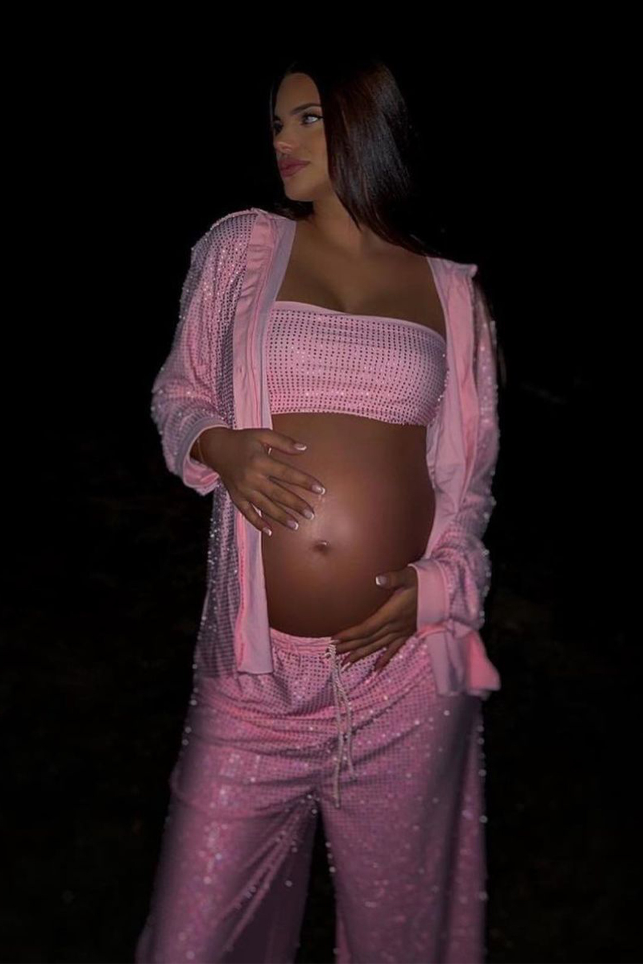 Sequined Three Pieces Set