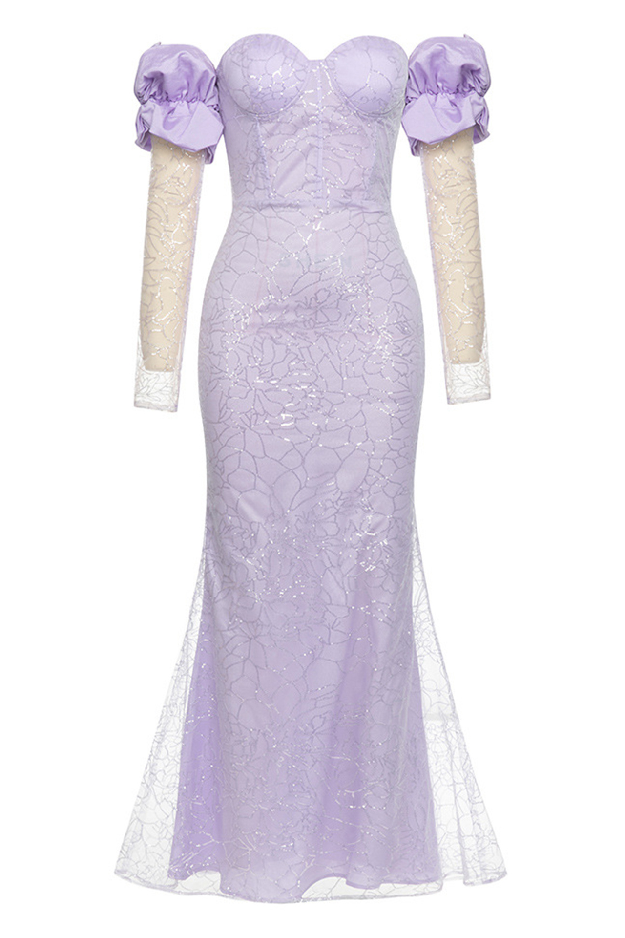 Priscilla Maxi Dress In Violet