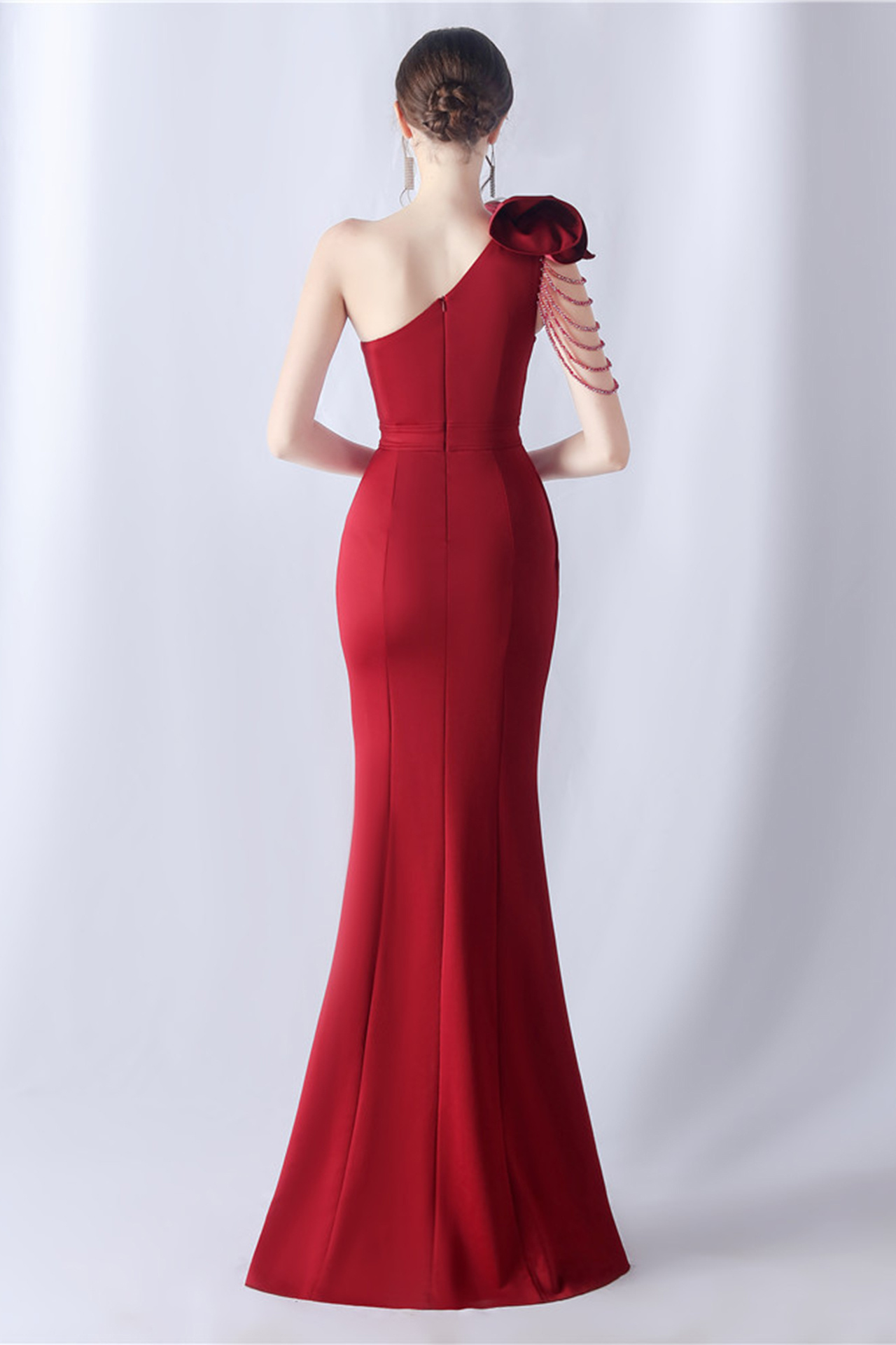 Delaney One Shoulder Maxi Dress