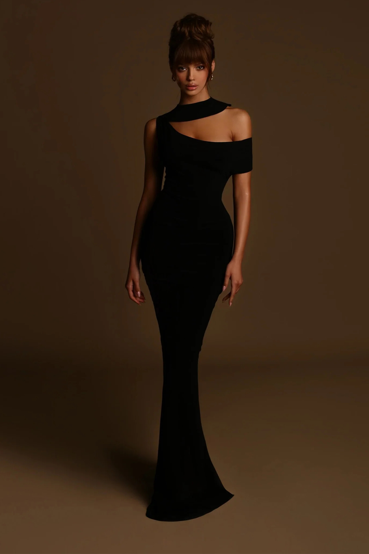 Carmen One Shoulder Maxi Dress