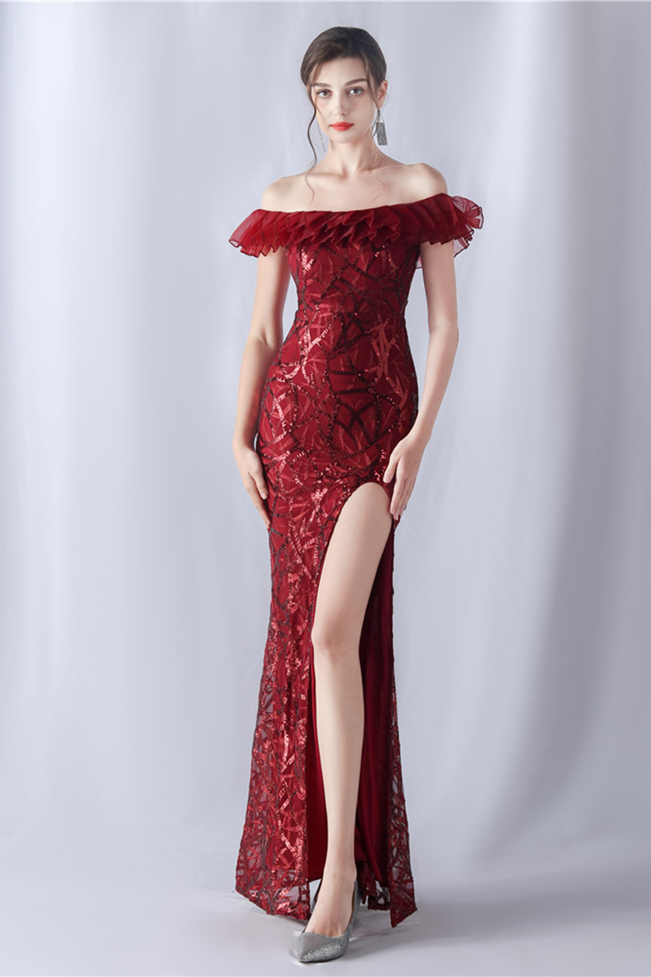 Felicity Sequined Maxi Dress