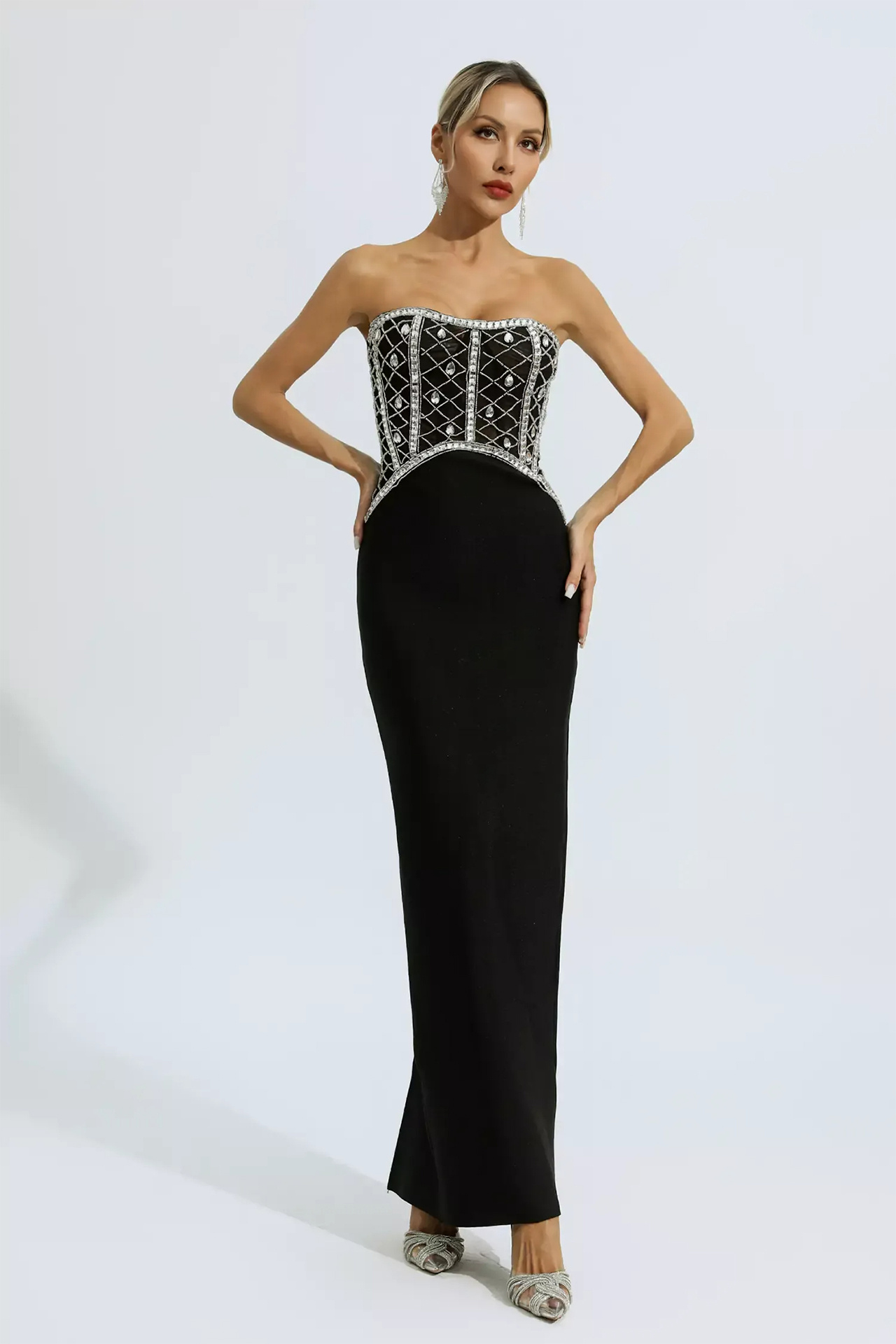 Inez Maxi Dress In Black