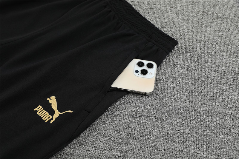 Manchester City 23-24 Kids Long Sleeve Training Set Black