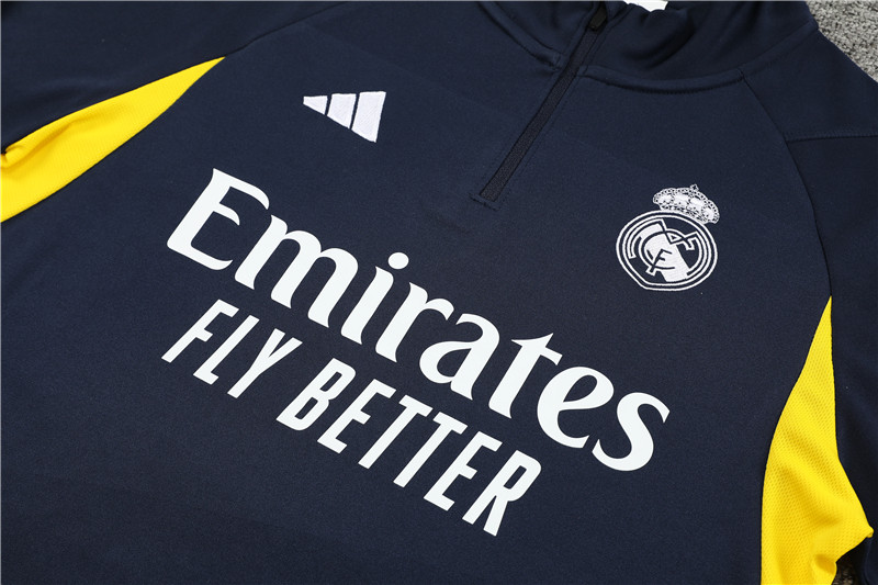 Real Madrid 23-24 Long Sleeve Training Set -Royal Blue