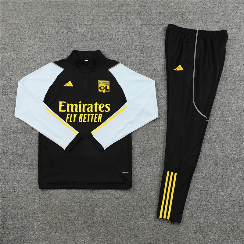 Lyon 23-24 Long Sleeve Training Set -Black