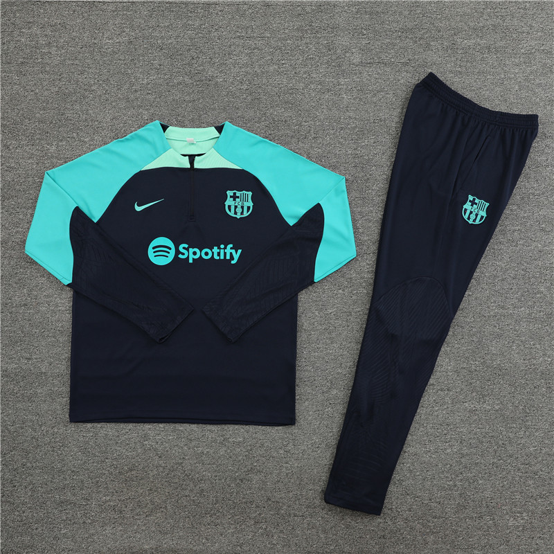 B.A.R.S.A 23-24 Kids Long Sleeve Training Set Royal Blue