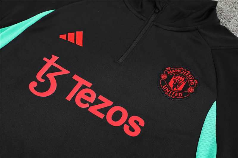 Manchester United 23-24 Long Sleeve Training Set -Black