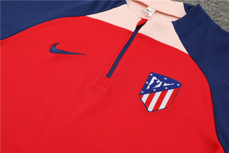 Atletico Madrid 23-24 Kids Long Sleeve Training Set Red