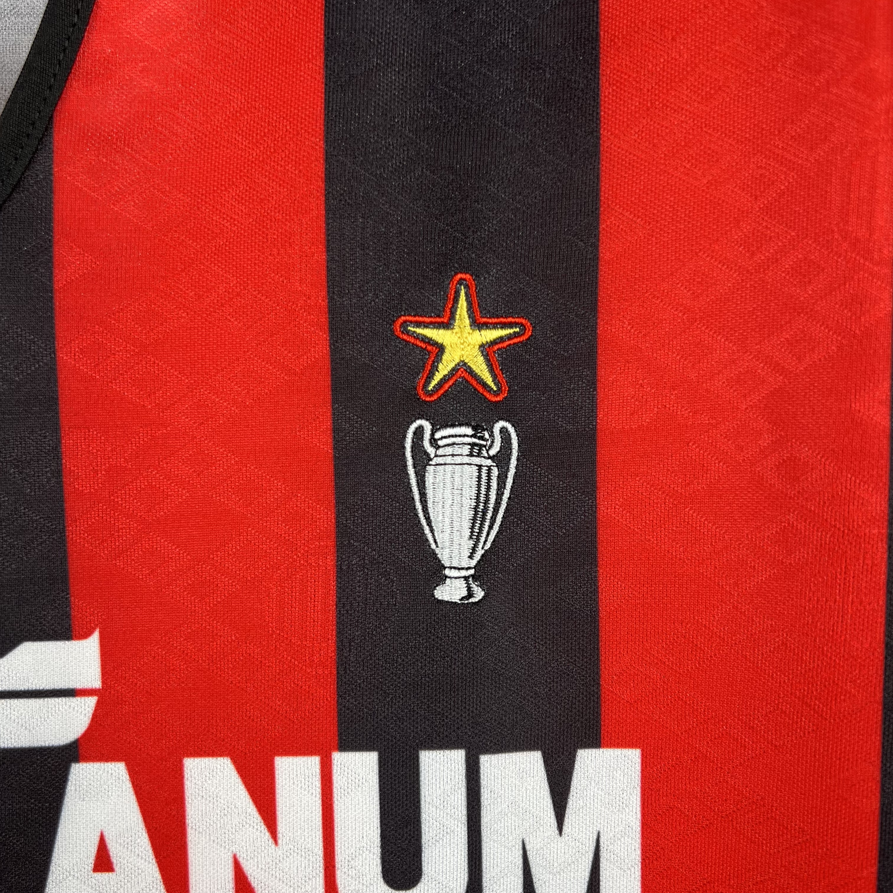 Retro AC Milan 1989-90 Home Stadium Jersey