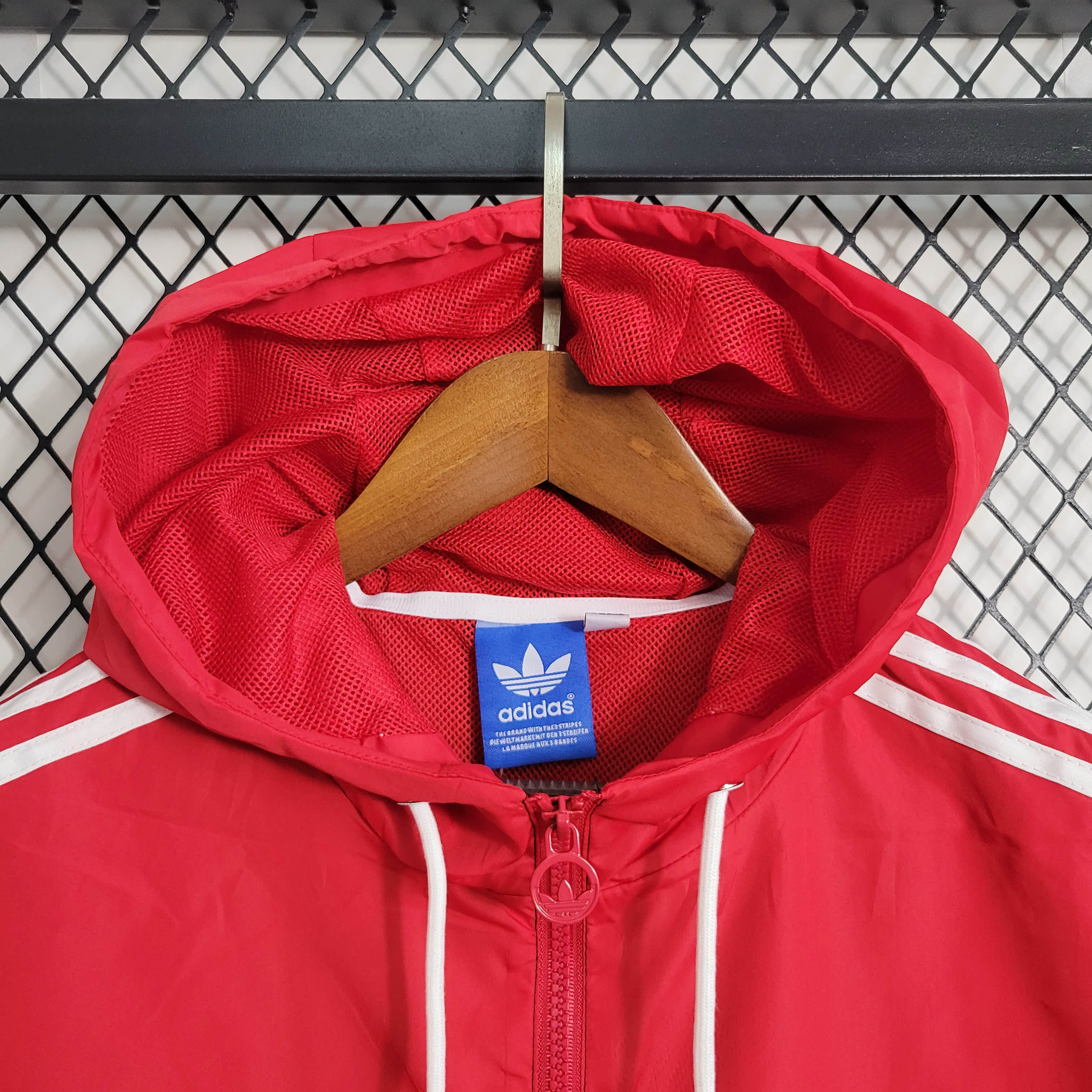 Manchester United 23-24 Windbreaker Jacket - Red & Black