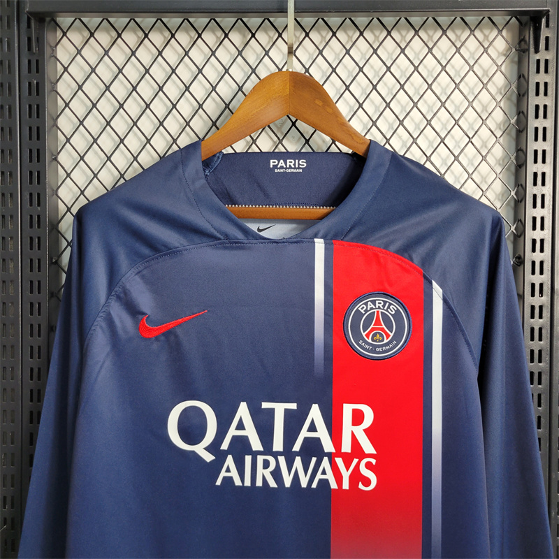 Paris Saint Germain PSG 23-24 Home Long sleeve Jersey - Fans Version