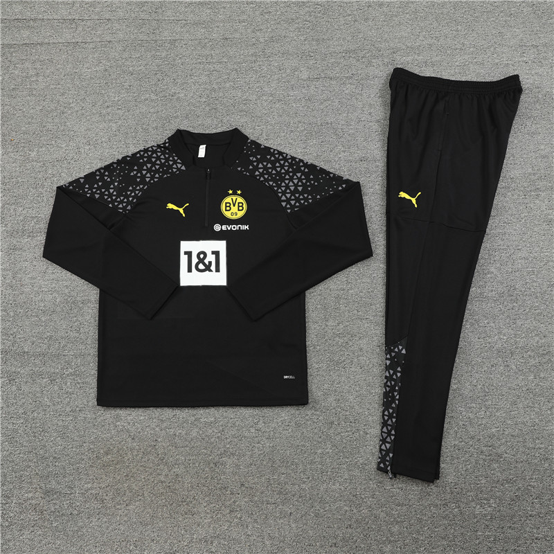 Dortmund 23-24 Long Sleeve Training Set -Black