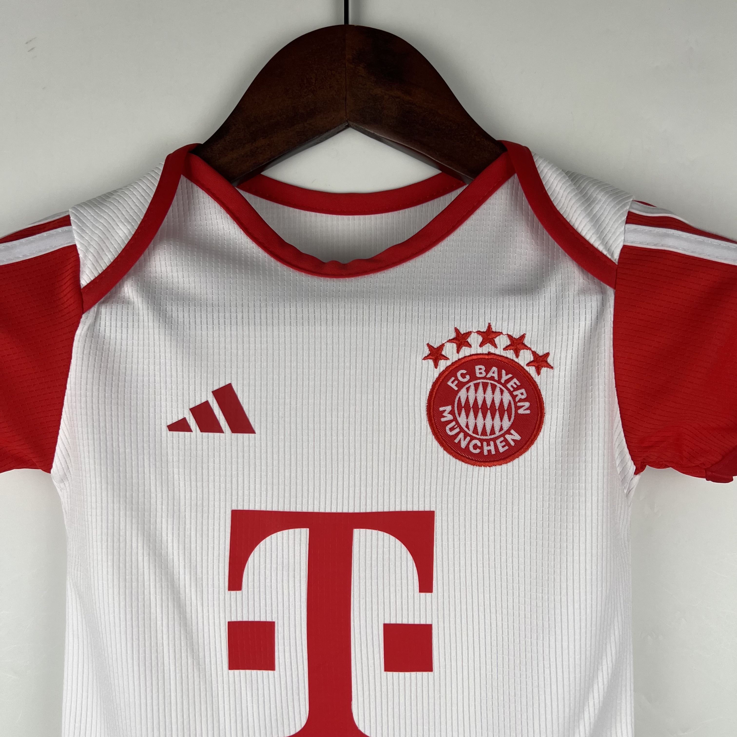 Bayern Munich 23-24 Home Stadium Baby Crawling Suit