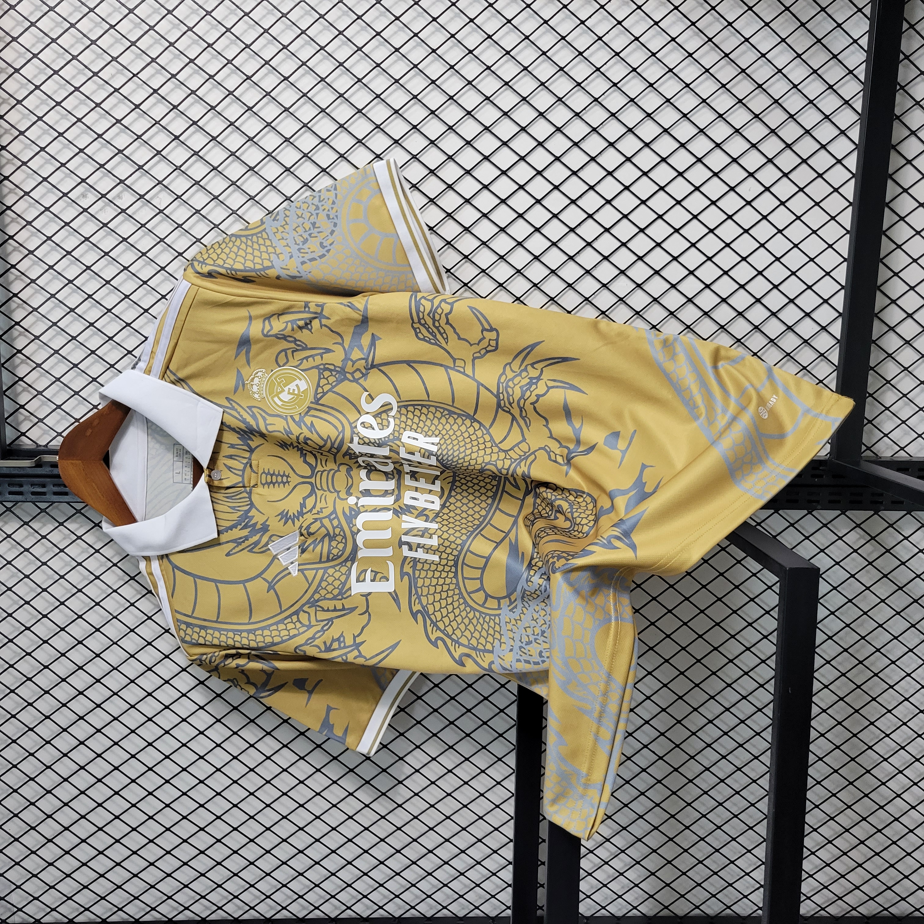 Real Madrid 23-24 Yellow Dragon Special Edition Jersey - Fans Version