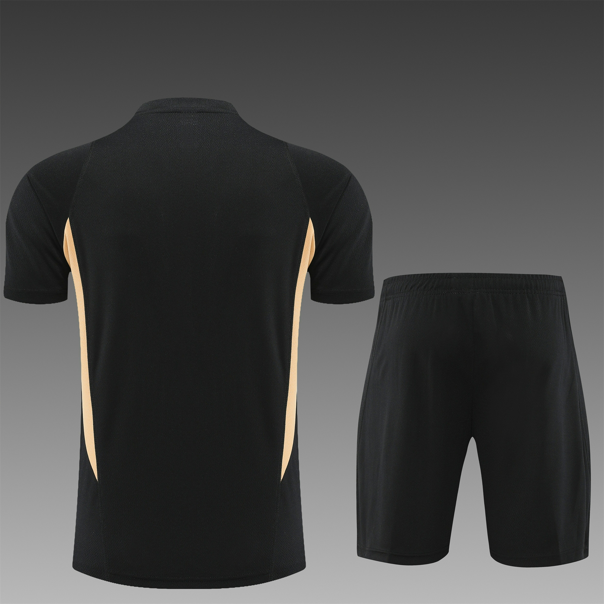 Real Madrid 23-24 Short-Sleeve Training Set - Black