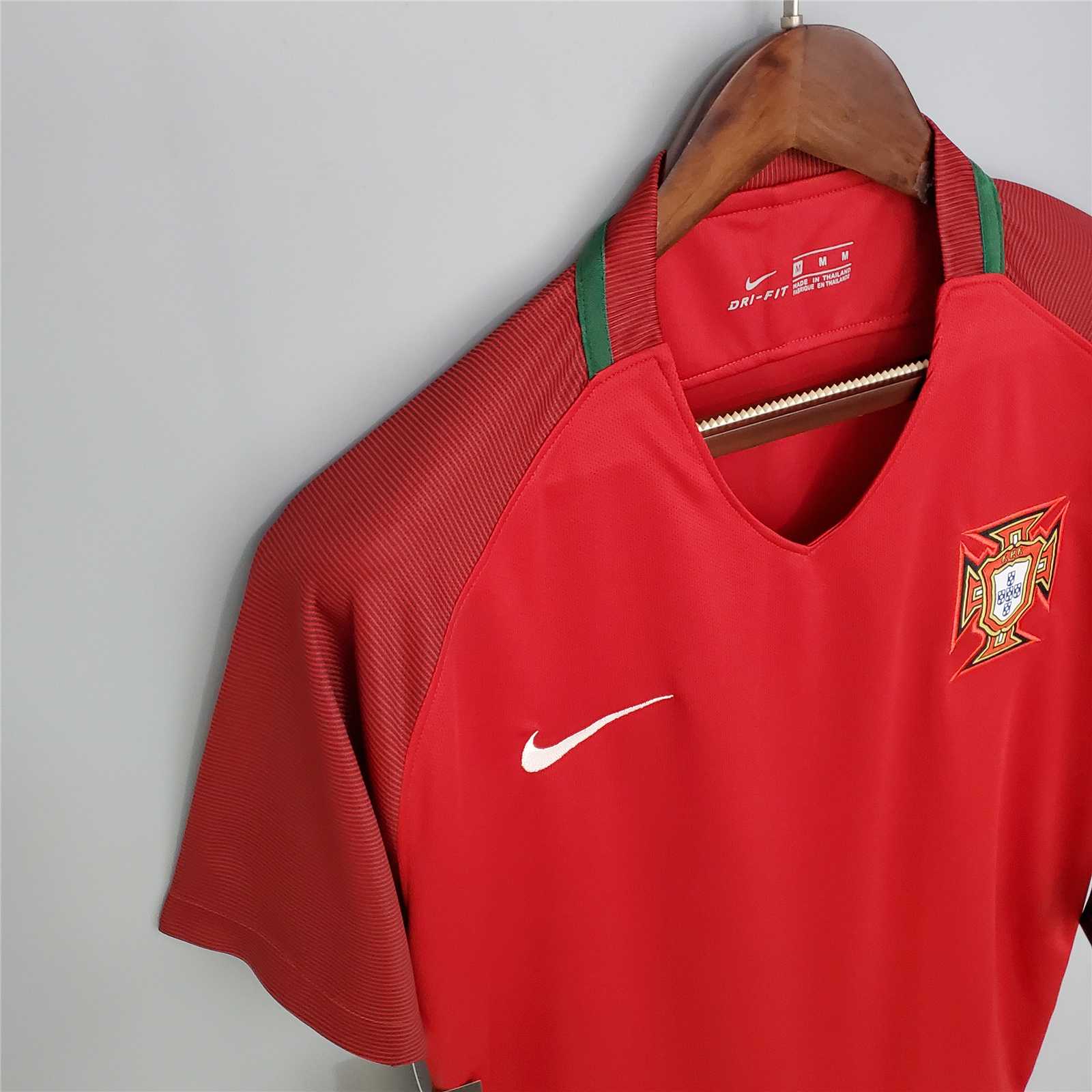 Retro Portugal 2016 Home Stadium Jersey