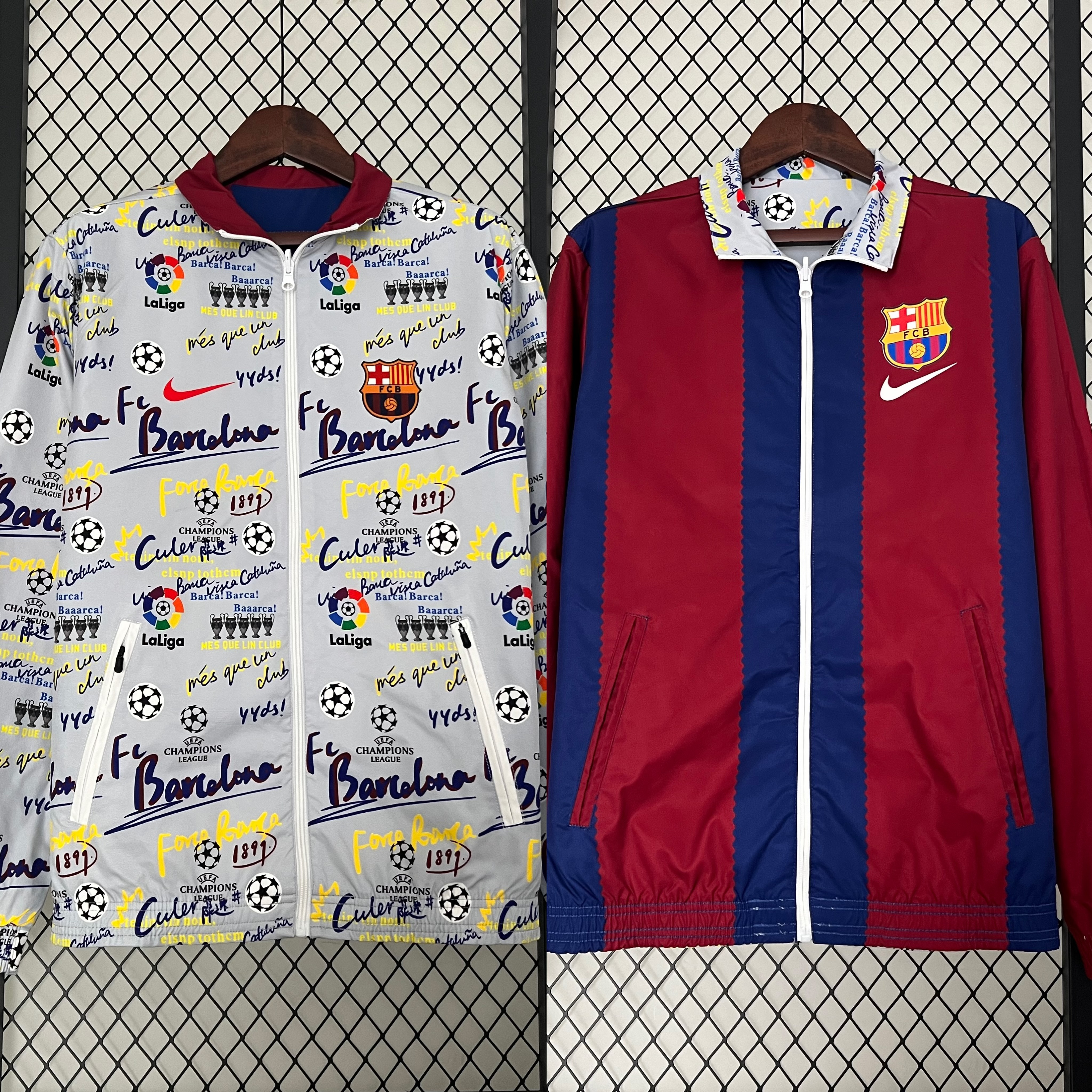 B.A.R.S.A 23-24 Double Sided Windbreaker - Graffiti Style