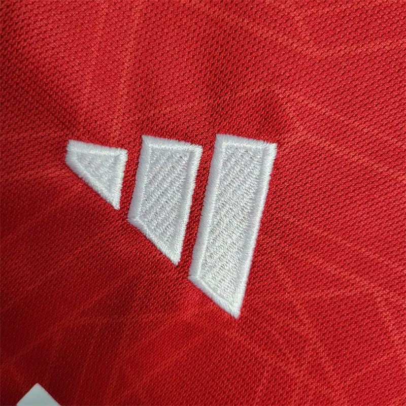 Manchester United 23-24 Home Long Sleeve Jersey - Fans Version
