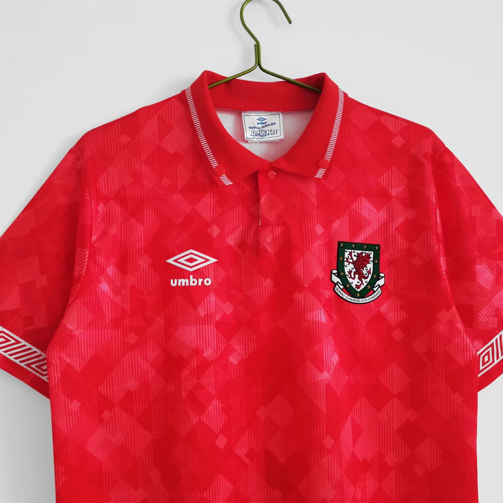 Retro Wales 1990 Home Stadium Jersey